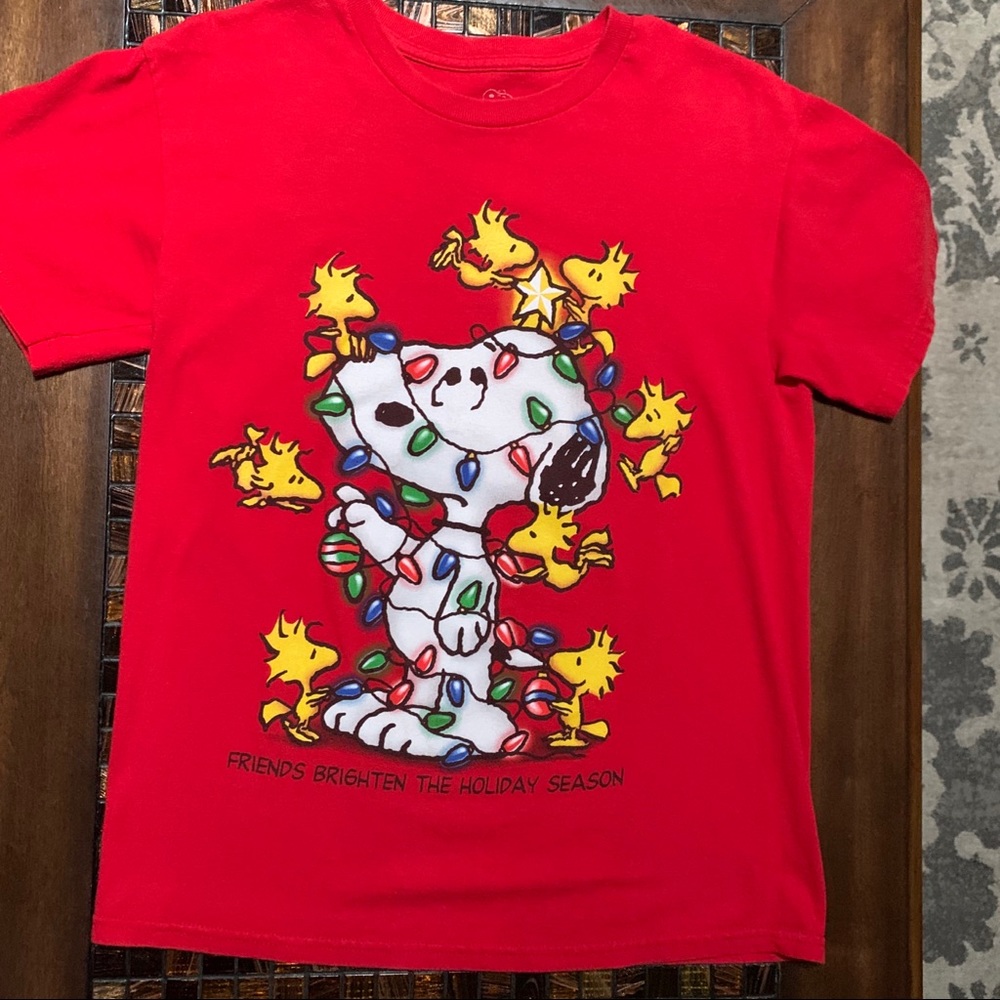 Snoopy/Woodstock Christmas T-shirt